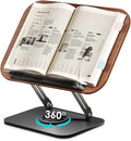 Viozon Book Stand for Reading, Book Holder, Height&Angle Adjustable, 360° by viozon