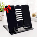MSDADA 1PC Desk Book Stand Metal Reading Rest Book Holder Adjustable Cookbook by ColoryourlifewithMSDADA