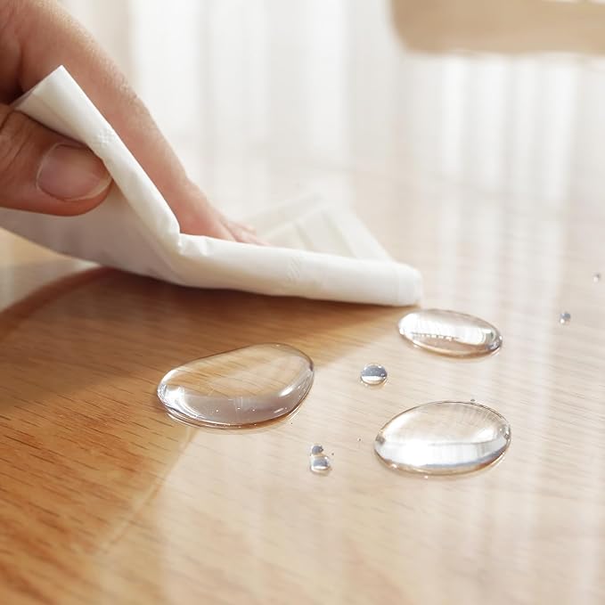 LovePads Clear Table Cover Protector, 24 x 96 Inch 2mm Thick Plastic Table Cover - Image 7