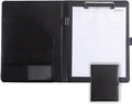 Faux Leather Portfolio with Clipboard – A4/Letter Size Legal Pad Holder by Unknown