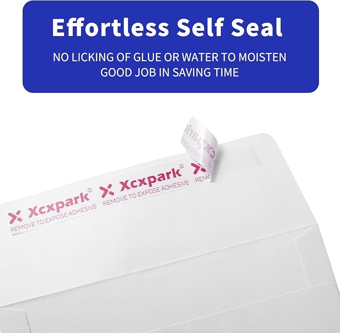 Xxcxpark 100 Qty Printable A7 Invitation Envelopes 5.25X7.25 inches Cards - Image 4