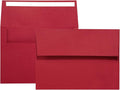 100 Pack A2 Red Envelopes Self Sealing Adhesive Perfect by AZAZA