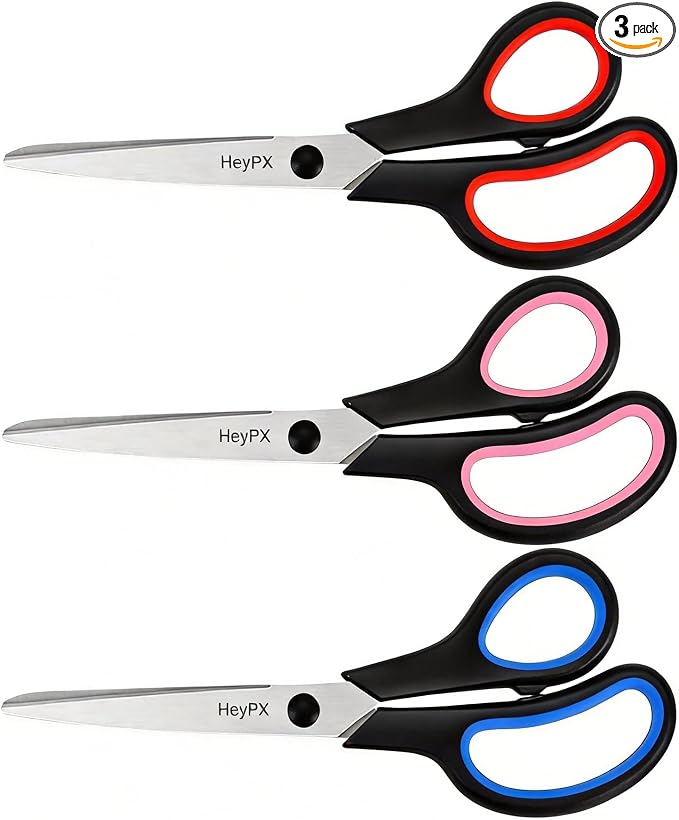 3-Pack 8.5" Ultra Sharp Stainless Steel Scissors by Unknown