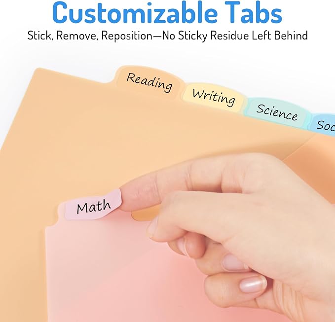 Forvencer 48 Count Dividers for 3 Ring Binder, 8 tabs Binder Dividers - Image 7