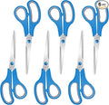 6 Packs Sewing Craft Scissors Bulk, Stainless Steel Shears by Xnluothsk