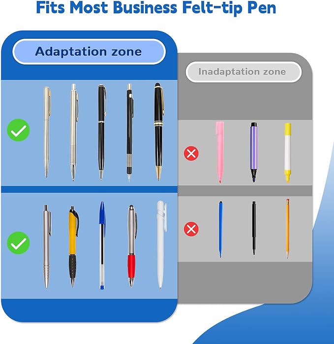 Likesing 4 Retractable Pencil Holder Set, 27.5" Anti-Lost Retractable Pen Holder - Image 3
