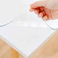 17 x 54 Inch Clear Table Cover Protector, 1.5mm Plastic Table Cover, Vinyl by Eisdroma