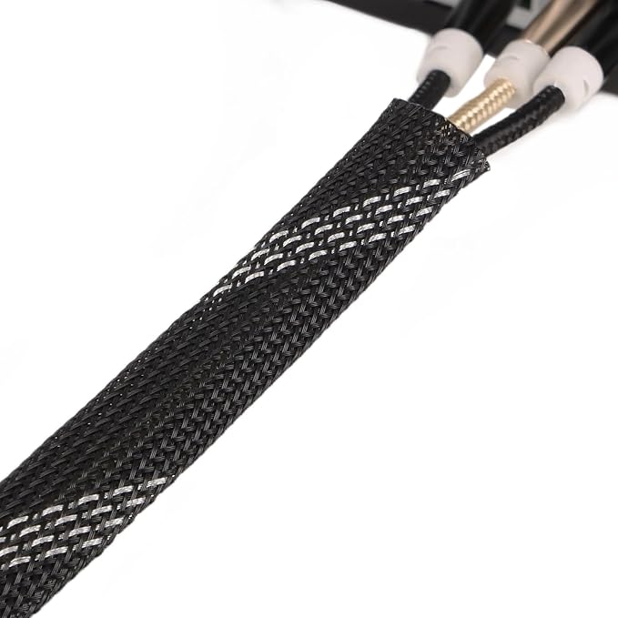 25ft PET Expandable Braided Cable Sleeve 1 inch Pet Braided Cable Sleeve - Image 8