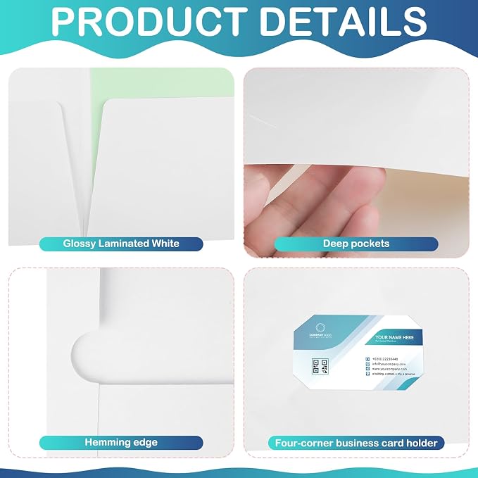 Yeaqee 200 Pack Folders Bulk - Image 3