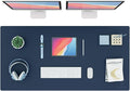 K KNODEL Large Office Leather Desk Mat, Mouse and Keyboard Pad, Computer and by K+KNODEL