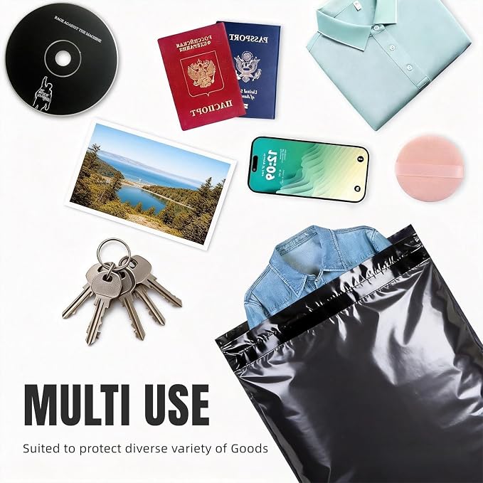 24"x24" Poly Mailers，Black Shipping and Envelope Bags Pack of 50 - Image 7