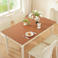 OstepDecor Brown Table Cover Protector 24 x 48 Inch, 1.5mm Thick Plastic Table by OstepDecor