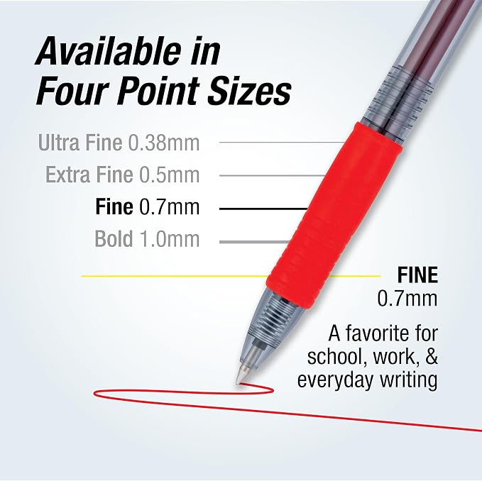 Pilot G2 Premium Refillable and Retractable Rolling Ball Gel Pens, Fine Point - Image 4