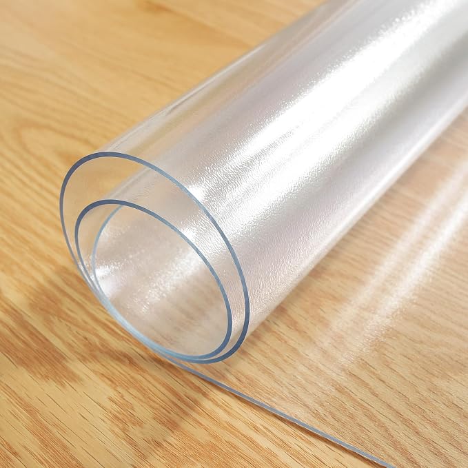 LovePads Frosted Table Cover Protector 38 x 60 Inch, 1.5mm Thick Plastic Table - Image 7