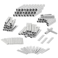 SHALL Heavy Duty T50 Staples and 18GA Brad Nails Combo Kit, 8000-Count by SHALL