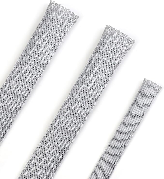 25ft PET Expandable Braided Cable Sleeve 1/2inch Pet Braided Cable Sleeve by PursuingaBetterLife