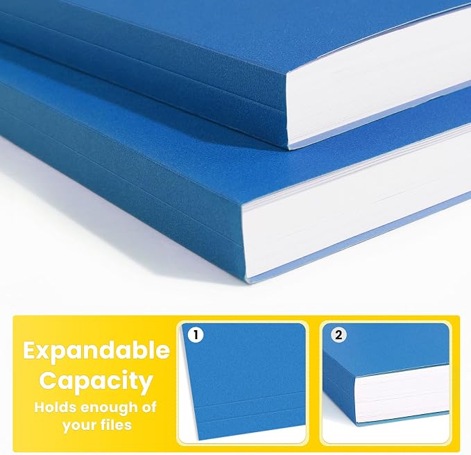 SUNEE File Folders, 18 Pack Manilla Folders 8.5 x 11, Colored Folder Office - Image 4