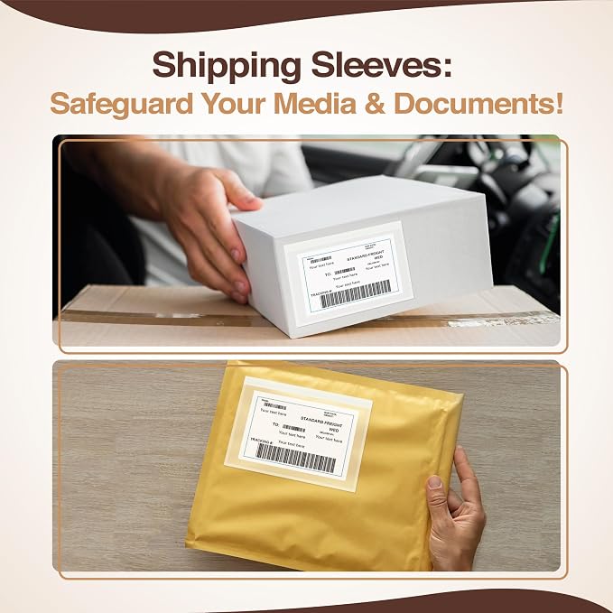 200 Pack 7"x10" UPS Label Sleeves - Image 5