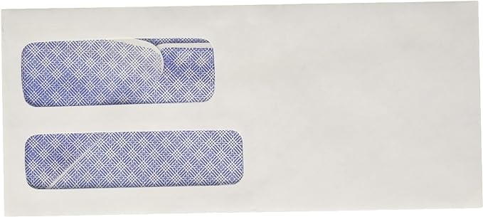 Amazon Basics #9 Double Window Security Gummed Business Envelopes - Image 2