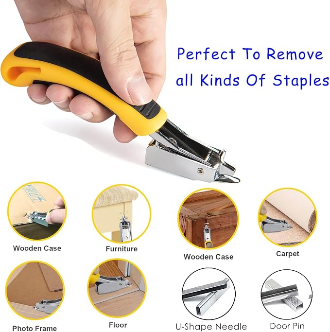 3pcs Upholstery Staple Remover Tool Includes Nail Puller Staples Puller and - Image 4
