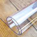LovePads Clear Table Cover Protector, 46 x 84 Inch 2mm Thick Plastic Table Cover by LovePads