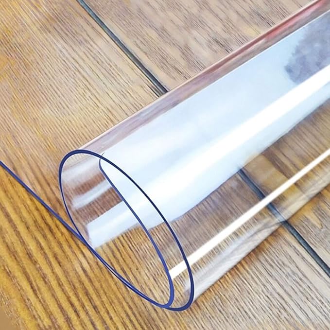 LovePads Clear Table Cover Protector, 22 x 48 Inch 2mm Thick Plastic Table Cover by LovePads