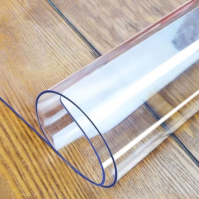 LovePads Clear Table Cover Protector, 30 x 30 Inch 2mm Thick Plastic Table Cover by LovePads