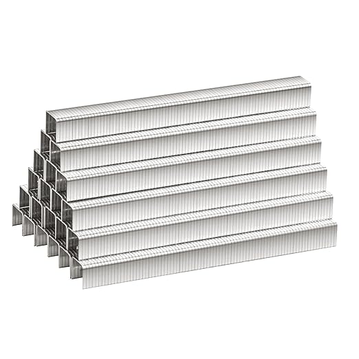 meite T50 Heavy Duty Staples Marine, 3/8 Inch 304 Stainless Steel Staples by meite