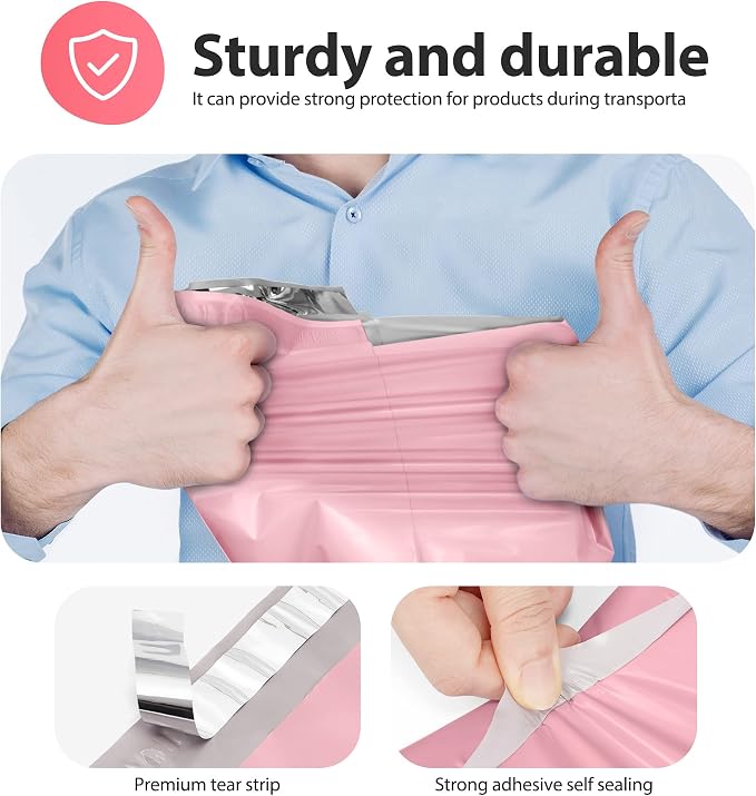 Fuxury Poly Mailers 14.5x19 Inch 1000 Pack, Bulk Shipping Bags - Image 6