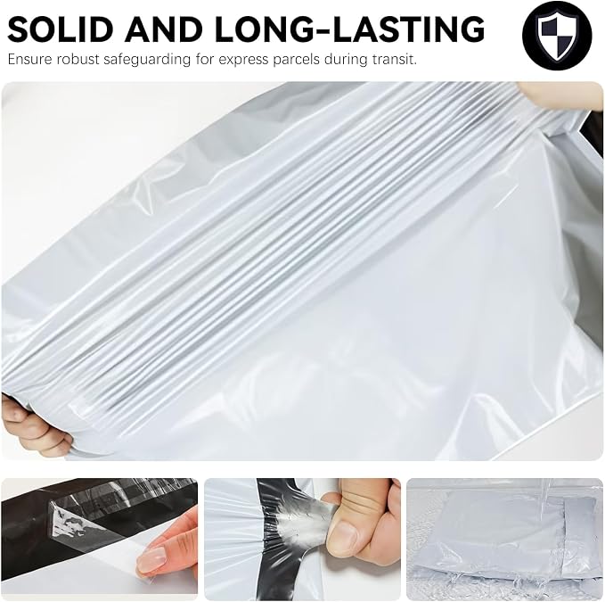24"x24" Poly Mailers，White Shipping and Envelope Bags Pack of 50 - Image 3