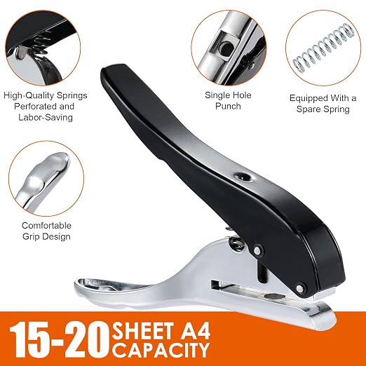 Hole Punch 3/8 inch-10mm Single Hole Punch, Heavy Duty Hole Puncher Single - Image 5