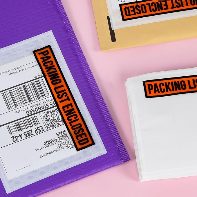 100 PCS 4.5"x 5.5" Packing List Envelopes - Image 5