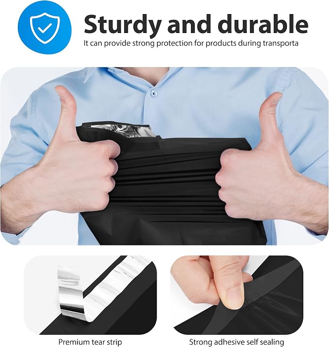 Fuxury 120000pcs 10x13" Poly Mailers, Waterproof Shipping Bags - Image 3