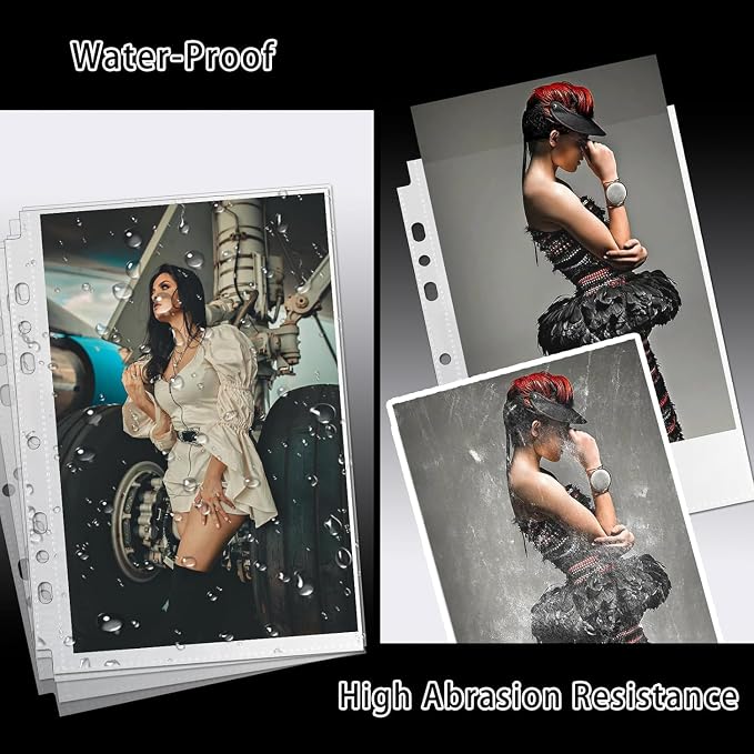 100 Pack Bulk Sheet Protectors 5.5x8.5 - Image 5