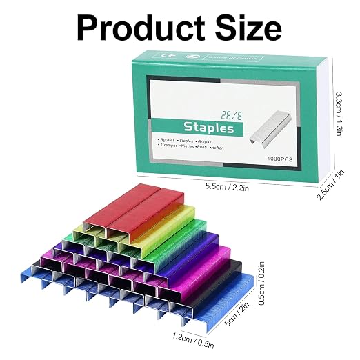 MultiBey 7 Pack Yellow 26/6 Staples - Image 8