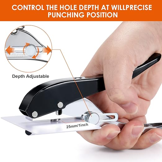 Hole Punch 3/8 inch-10mm Single Hole Punch, Heavy Duty Hole Puncher Single - Image 3