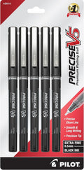 Pilot Precise V5 Rollerball Pens, Extra Fine Point 0.5 mm Black Pens, by PilotCorporationofAmerica