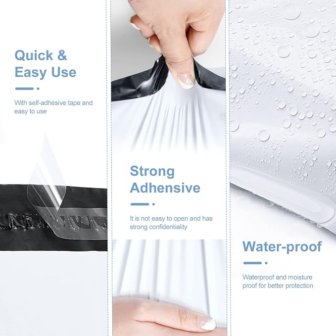 Metronic Poly Mailers 10x13 1000Pcs, Small Shipping Bags - Image 4