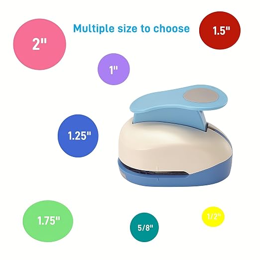 3pcs Circle Punch 3/8+5/8+1 inch Circular Cutter Tool Circle Hole Punch - Image 4