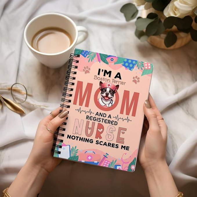Ninety3POD I'm a Boston Terrier Mom and a Registered Nurse Nothing Scares Me - Image 3