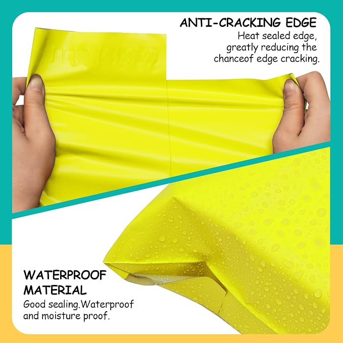 Poly Mailers 12x15.5 Inch 50 Pcs, Tear Resistant and Waterproof Mailing - Image 4