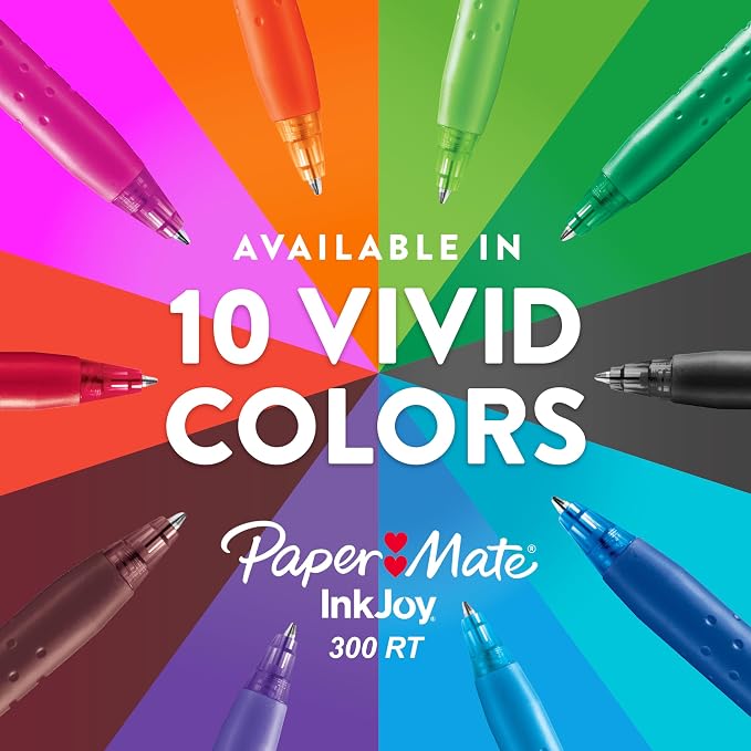Paper Mate InkJoy 300RT Retractable Ballpoint Pens, Medium Point - Image 6