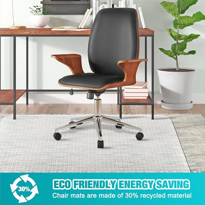 BesWin Office Chair Mat for Carpeted Floors, Easy Glide and Flat Without Curling - Image 6