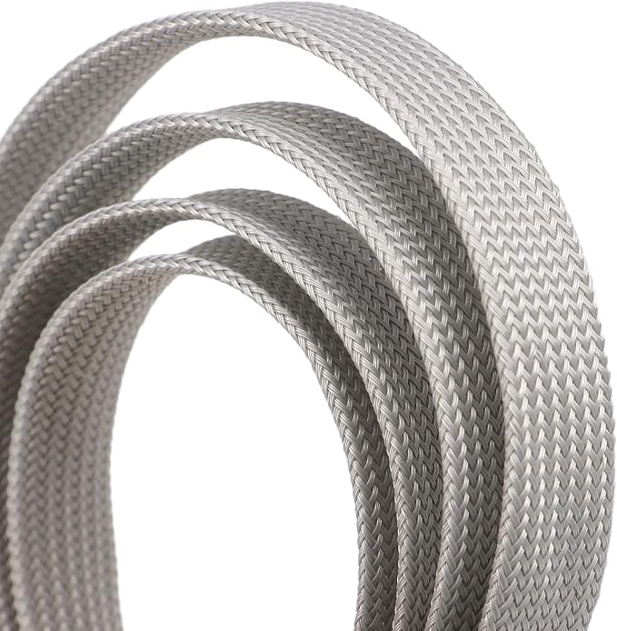 25ft PET Expandable Braided Cable Sleeve 1/2inch Pet Braided Cable Sleeve - Image 2