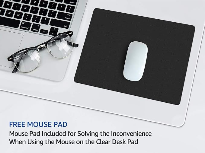 Easy Easy Life Clear Desk Mat Pad 14’’x24’’ Transparent PVC Desk Blotter - Image 4