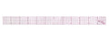 Westcott 8ths 12-Inch Beveled Transparent Ruler by Westcott