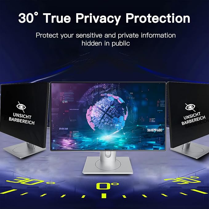 2 Pack Magnetic Hanging Computer Privacy Screen 24 Inch - Image 4