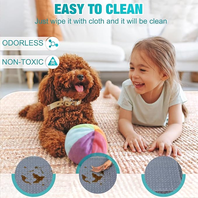 BesWin Office Chair Mat for Carpeted Floors, Easy Glide and Flat Without Curling - Image 5