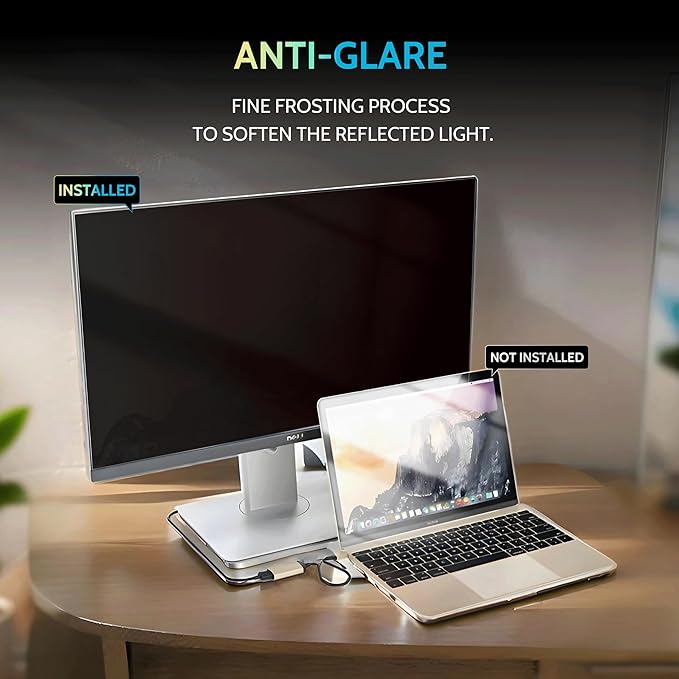 Peslv 22 Inch Privacy Screen for Computer Monitor 16:10 Aspect Ratio, Eye - Image 5