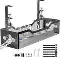 Under Desk Cable Management Tray Black, Litwaro Cable Management Under Desk No by Litwaro